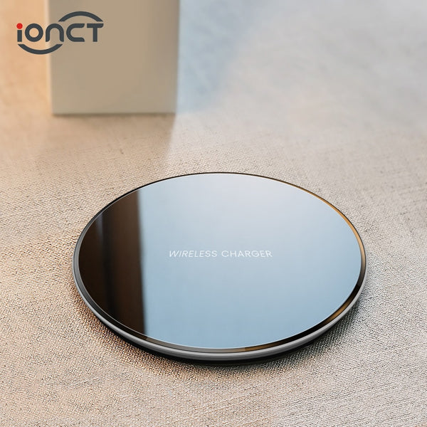 iONCT Wireless Charger for iPhone X XR XS Max 8 USB wirless Charging for Samsung Xiaomi Huawei phone Qi charger wireless pad