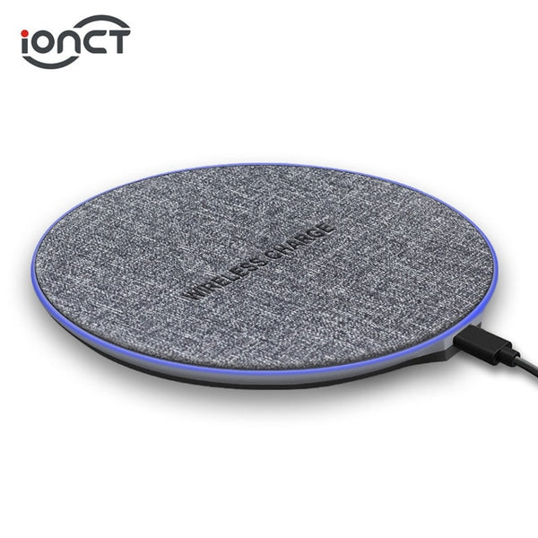 iONCT Wireless Charger for iPhone X XR XS Max 8 USB wirless Charging for Samsung Xiaomi Huawei phone Qi charger wireless pad