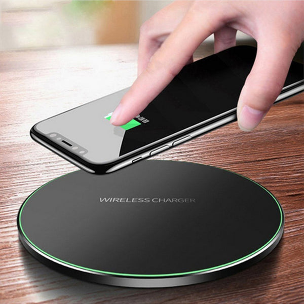 VIKEFON 10W Qi Wireless Charger for iPhone X XS XR 8 Plus Fast Wireless Charging Pad for Samsung S8 S9 S10 Xiaomi mi 9 Charger
